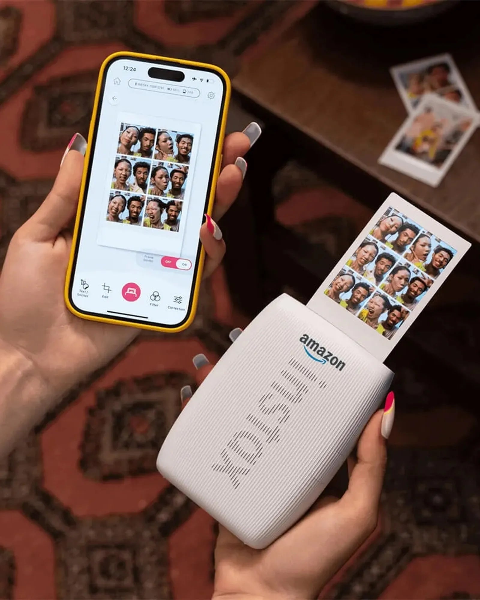 Branded smartphone instant photo printer for teams - 8